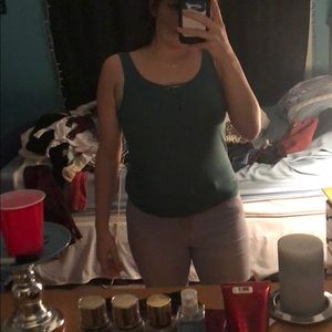 Teal tank top